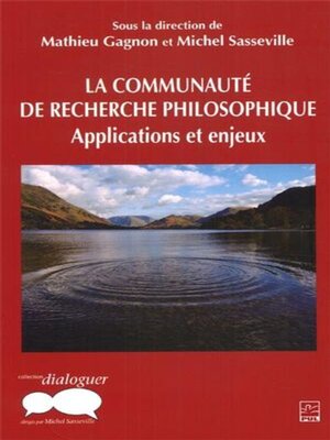 cover image of La communauté de recherche philosophique